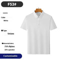 Men's loose fit short sleeve polo shirt in white for summer golf and running