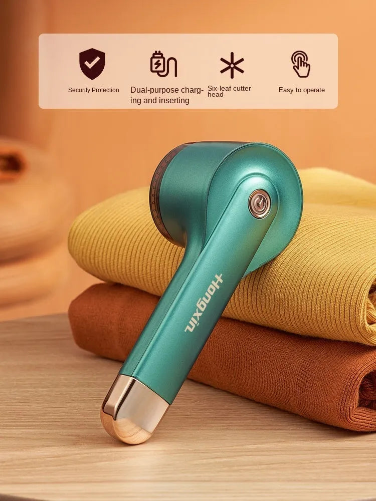 USB rechargeable hair ball trimmer for pets with stainless steel cutting net