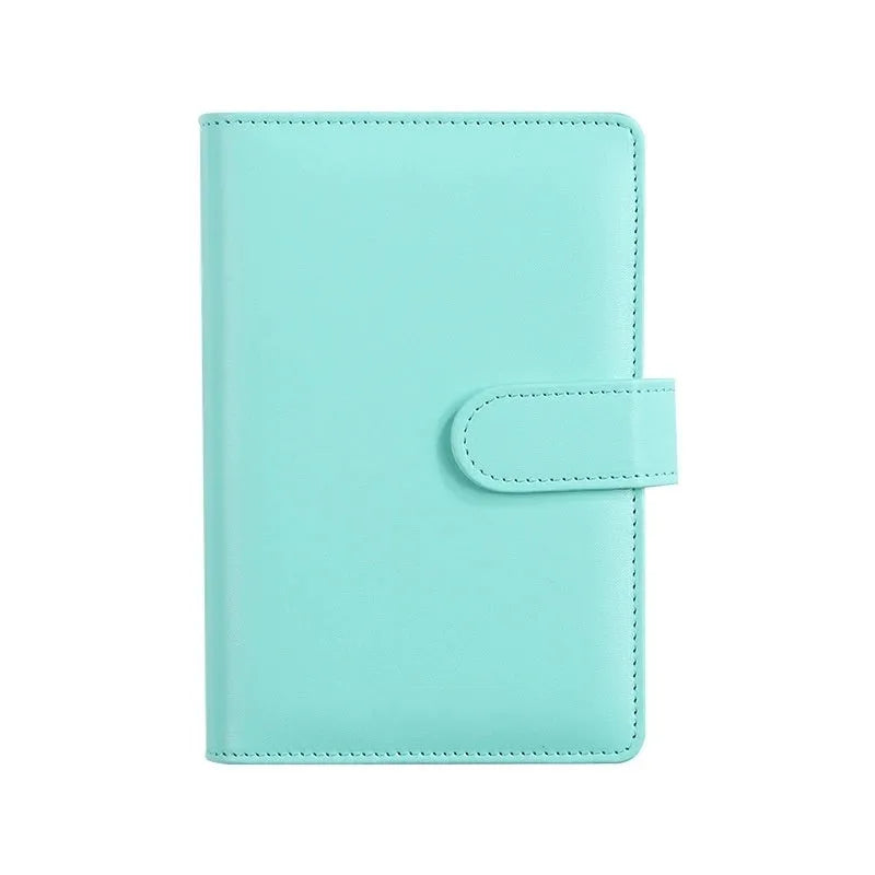 A5 PU leather zipper notebook shell in multiple colour options for loose-leaf binder organisation