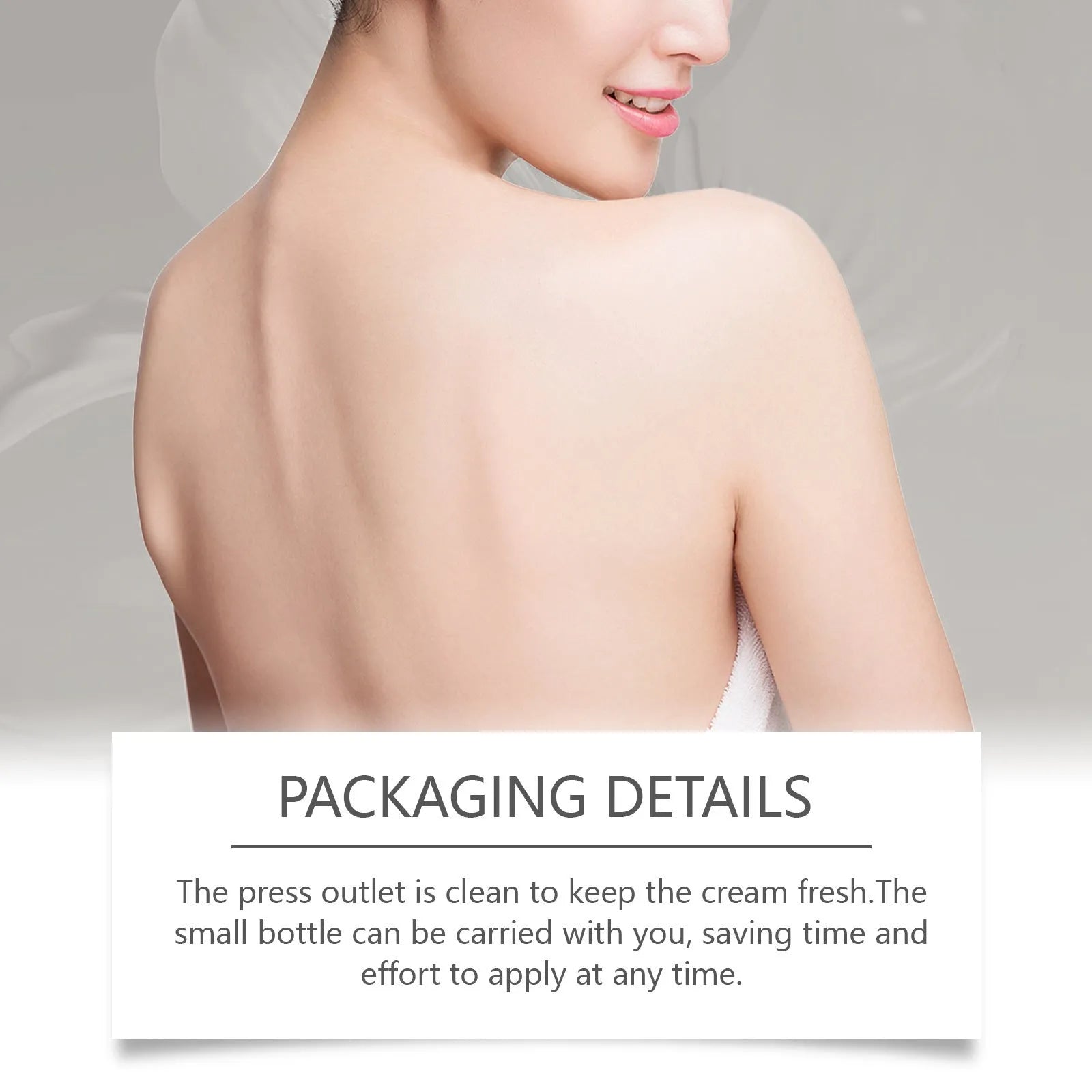 75g tube of gentle skin neck cream with bifidobacterium and mint leaf extract.