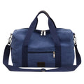 Men's canvas travel duffel bag with three straps in Big Army Green colour