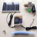 Solar-powered automatic chicken and duck feeding machine with watertight timer unit for animal enclosures