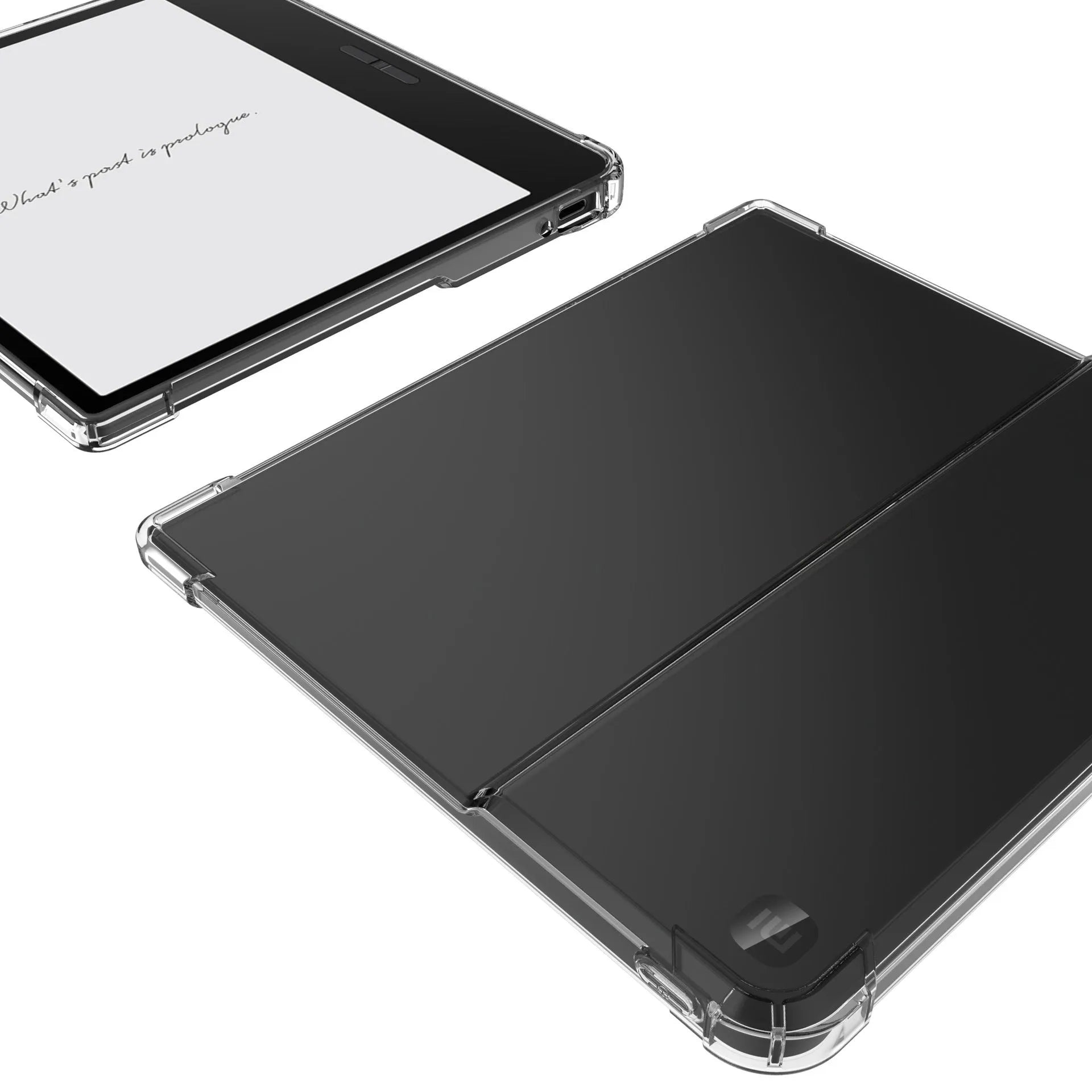 Transparent airbag protective phone case for 7-inch e-readers with shockproof TPU construction