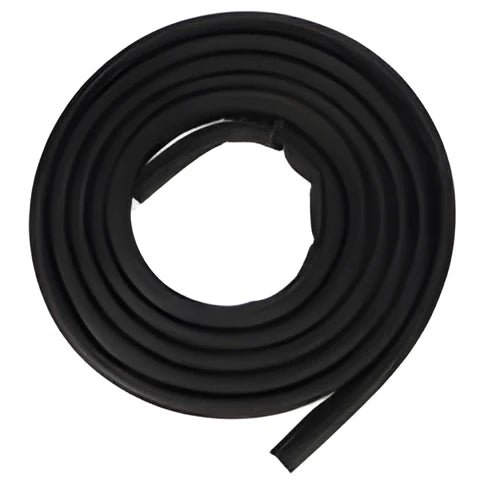 Black rubber sliding door seal strip for Toyota Hiace High Roof 5 metre length