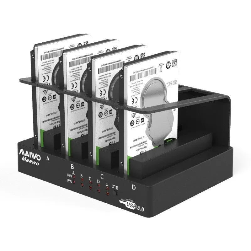 K305BU3S external hard drive expansion base for four 2.5-inch drives with cables and brackets