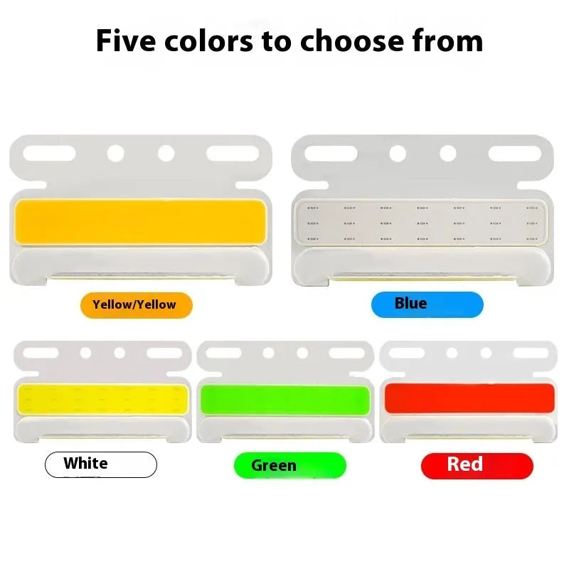 Waterproof truck side light with aluminium alloy housing and COB LED ground illumination