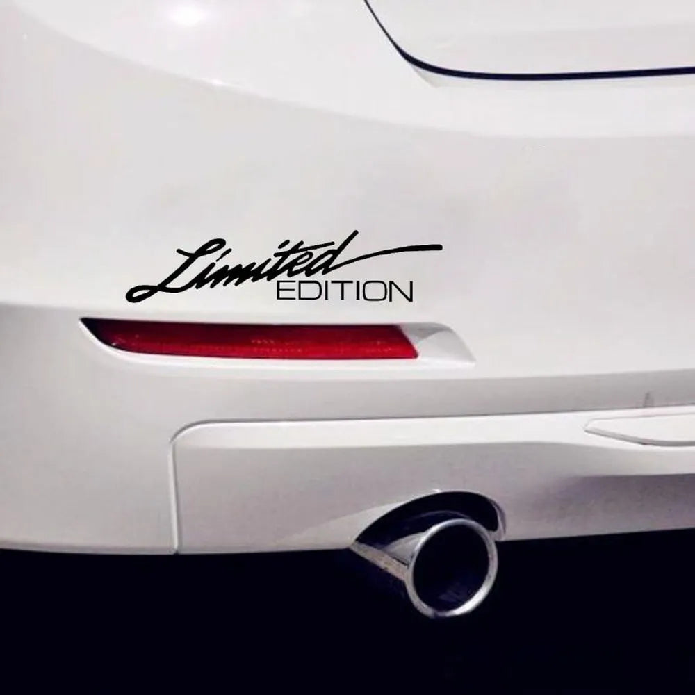 Reflective British bumper sticker with English lettering measuring 16cm by 3.8cm