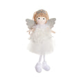 Christmas angel girl fabric pendant for high ponytail hair decoration in cartoon style