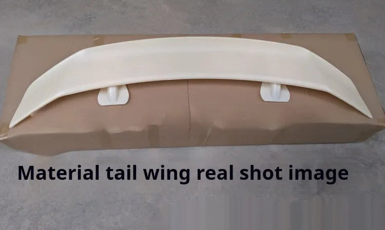 Punch-free ABS car spoiler for universal vehicle installation in multiple finish options