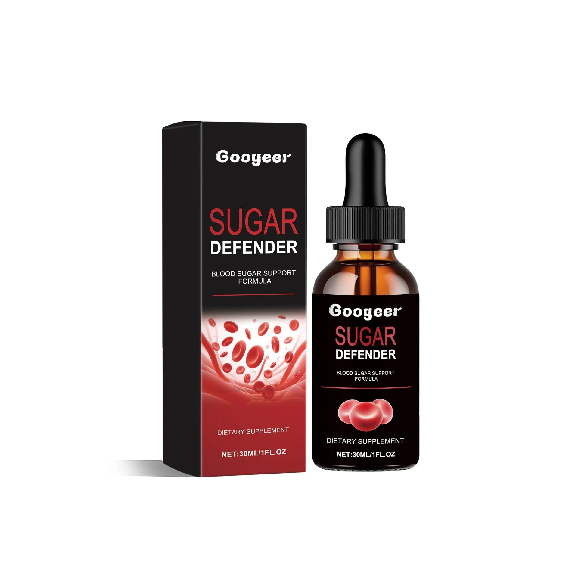 Googeer Body Care Drops 30ml liquid supplement bottle with dropper