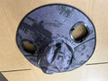 Men's grey solar fan cap with wide sun shading brim and integrated cooling fan