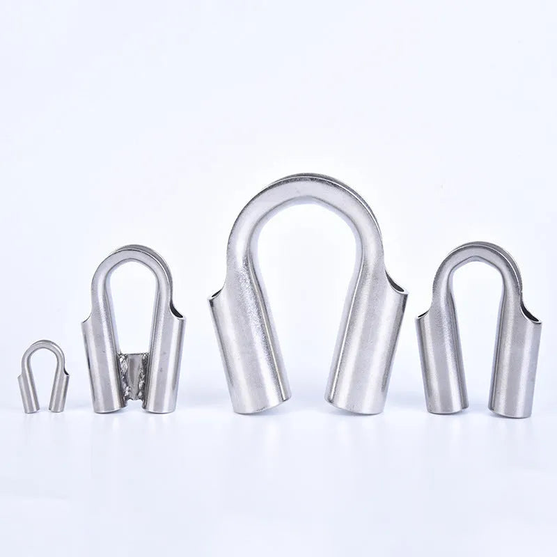 Stainless steel tubular chicken heart sleeve ring for pipes and hoses