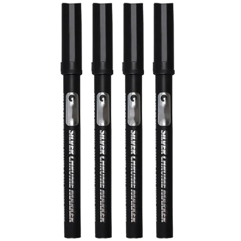 Waterproof mirror marker pen with plastic barrel for writing on glass and mirrors