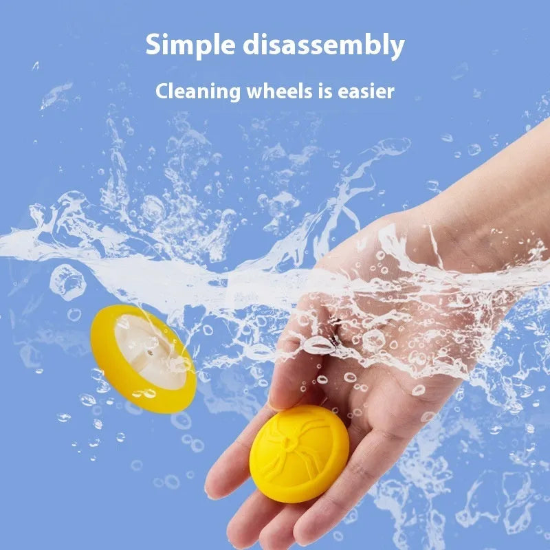 Blue and yellow technical mouse design electric cat toy with remote control