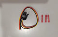 Ford F4 and F6 pressure sensor F6TZ-9F838-A with connecting line in black.