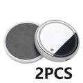Car cup holder LED light coaster showing 68mm diameter and seven colour lighting options