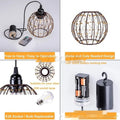 Outdoor waterproof camping chandelier with American style design and iron construction