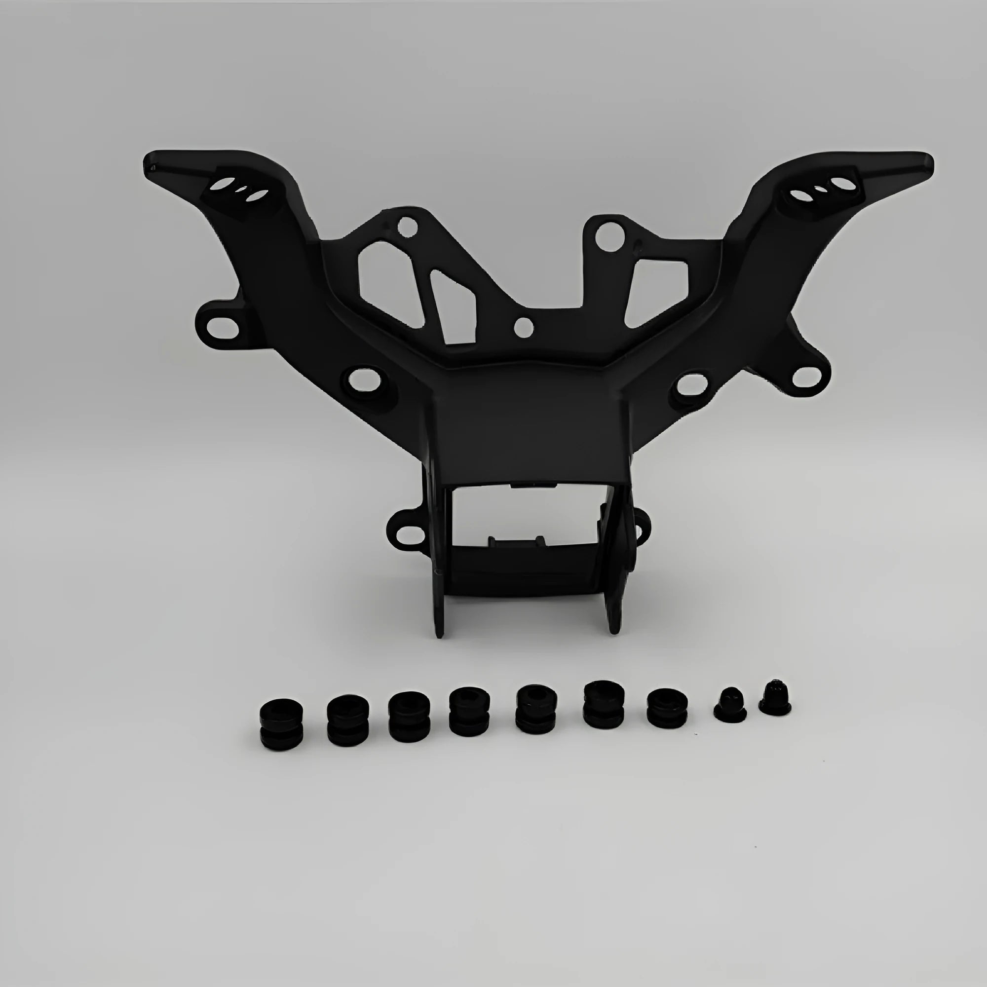 Black aluminium headlight bracket for BMW S1000RR motorcycle (2009-2018)