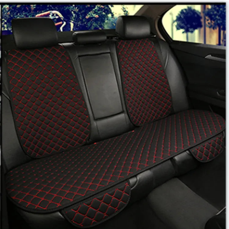 Linen car seat cushion in choice of six colours including cream, coffee, red, black gold and classic black