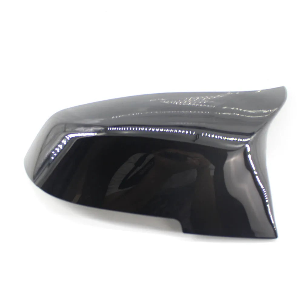 Paint bright black horn-shaped rear-view mirror shells for BMW 3 Series and 4 Series