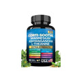 Bottle of 60 Drunken Eggplant magnesium supplement capsules from South Africa.