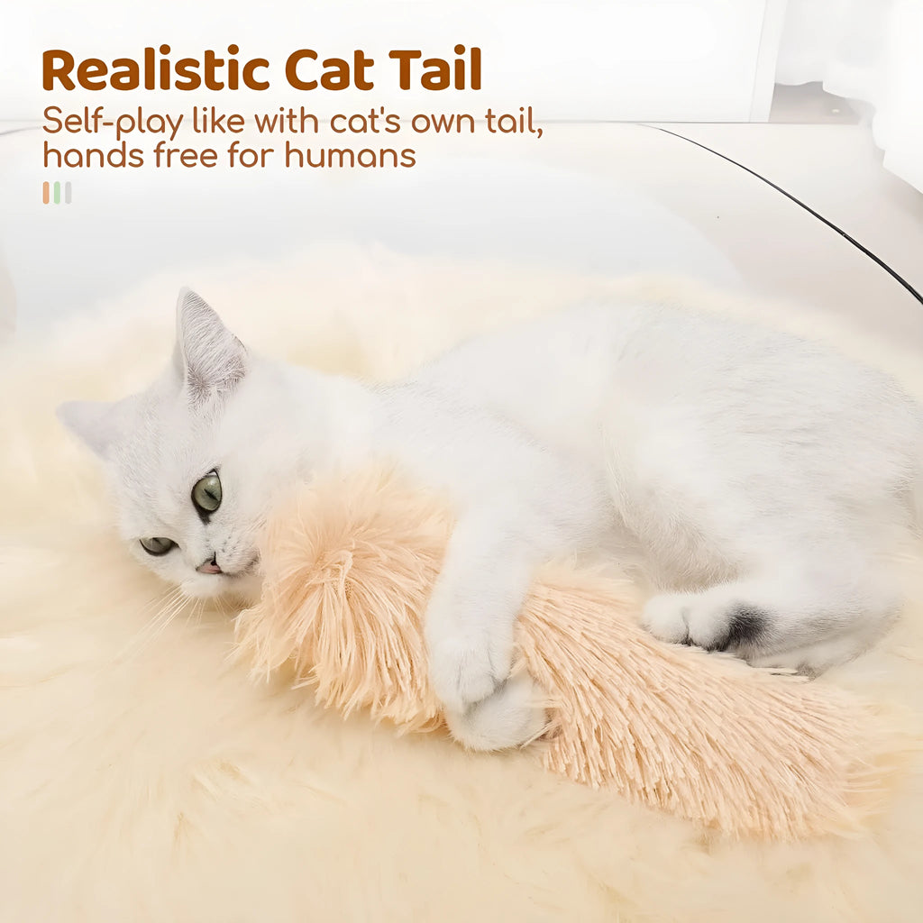Cat plush toy pillow in four colours measuring 27 by 10 centimetres