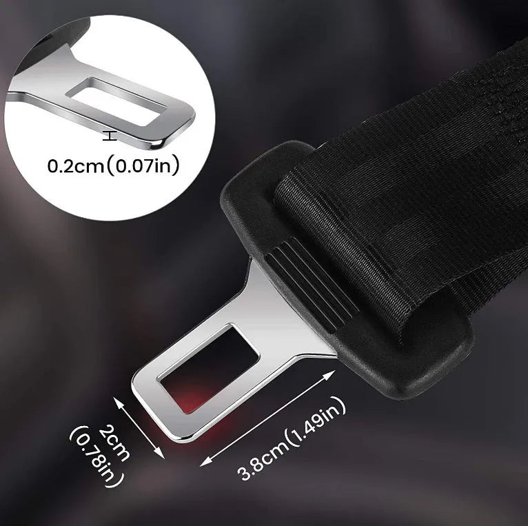 36cm black ribbon car seat belt extender for pregnant women and children