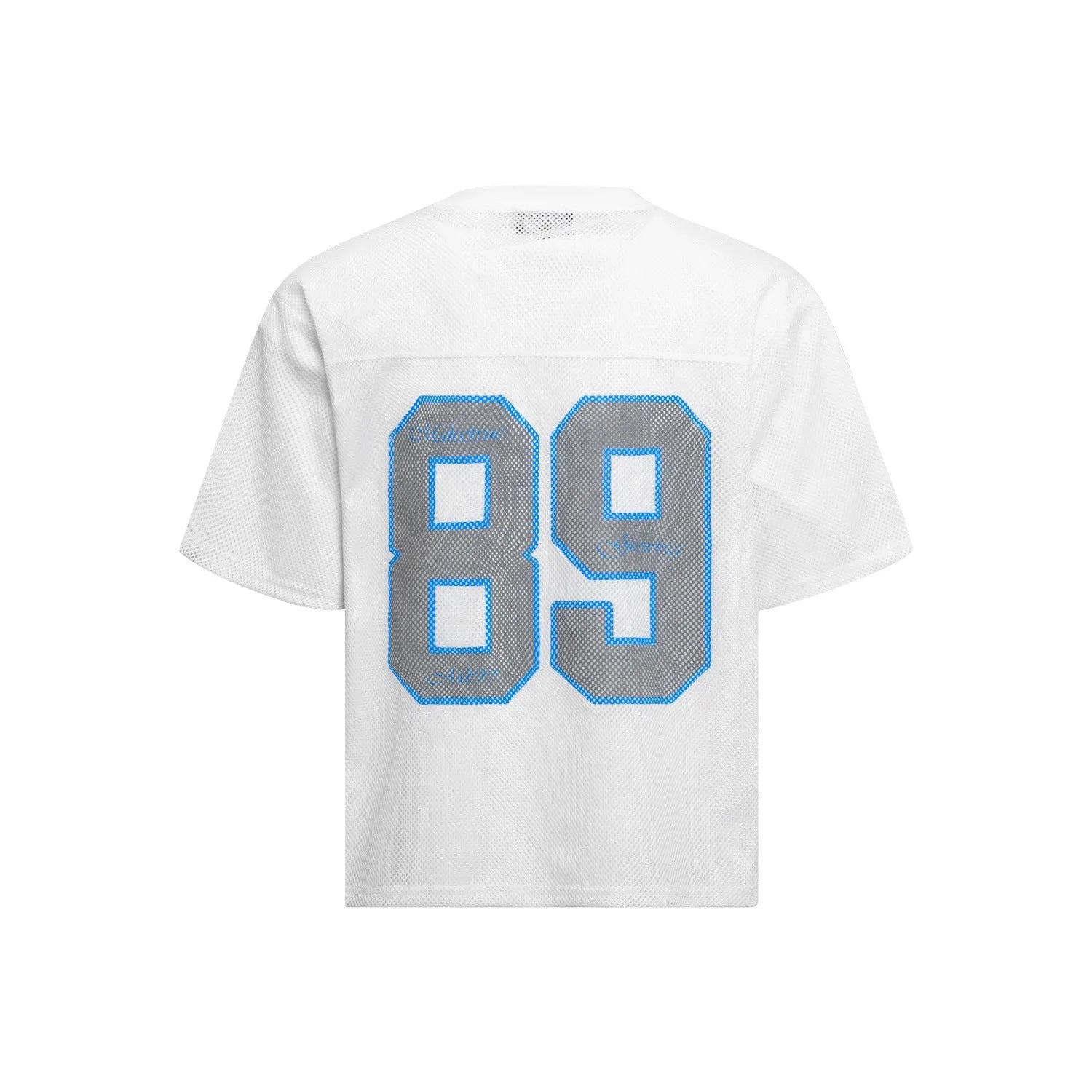 Men's loose fit casual T-shirt in chemical fibre blend fabric available in black or white