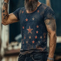 Loose fit short sleeve t-shirt with a large 3D creative pattern print on the front.