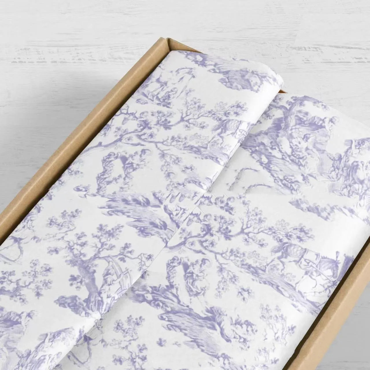 French MG retro tissue paper sheets in pink purple and green purple colours, 50x70cm size