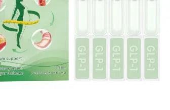 Box of five firming care drops for abdominal body shaping