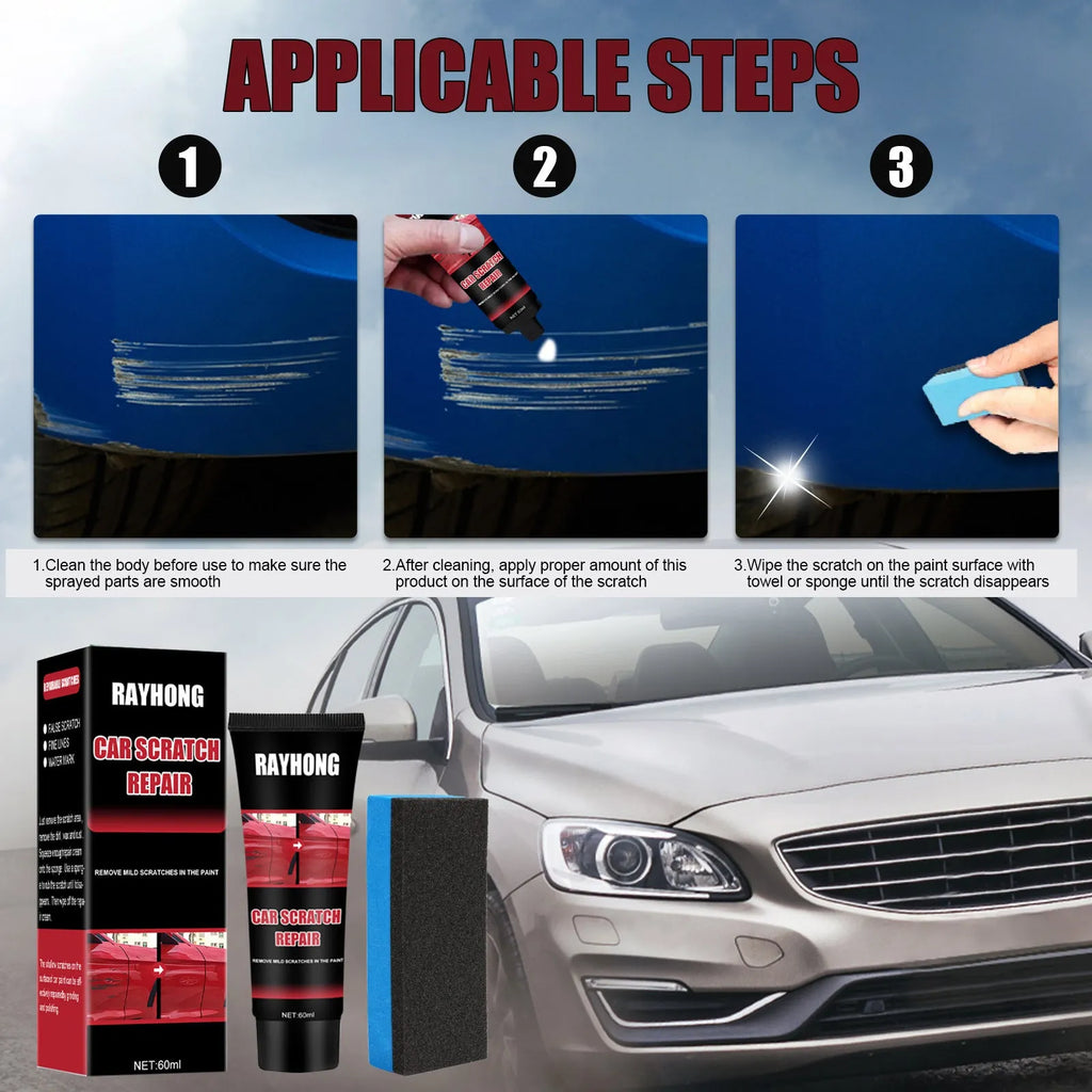 60ml car scratch repair wax container for surface scratch removal on lacquer paint