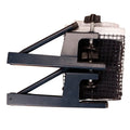 Universal table tennis post clip set with large thickened clip and grid frame for indoor open grid tables