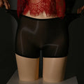 Men's shiny nylon underwear stockings in multiple colours on a mid-waist mannequin