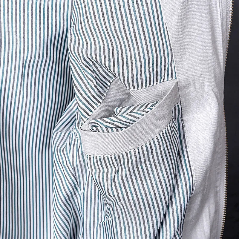 Men's thin linen jacket in regular cut with cotton fabric, available in multiple colours and extended sizes