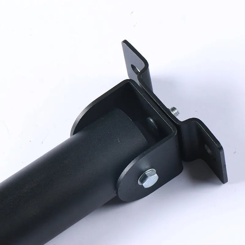 Wall-mounted steel pipe barbell rod cannon stand with 25 tubes for gun barrel storage