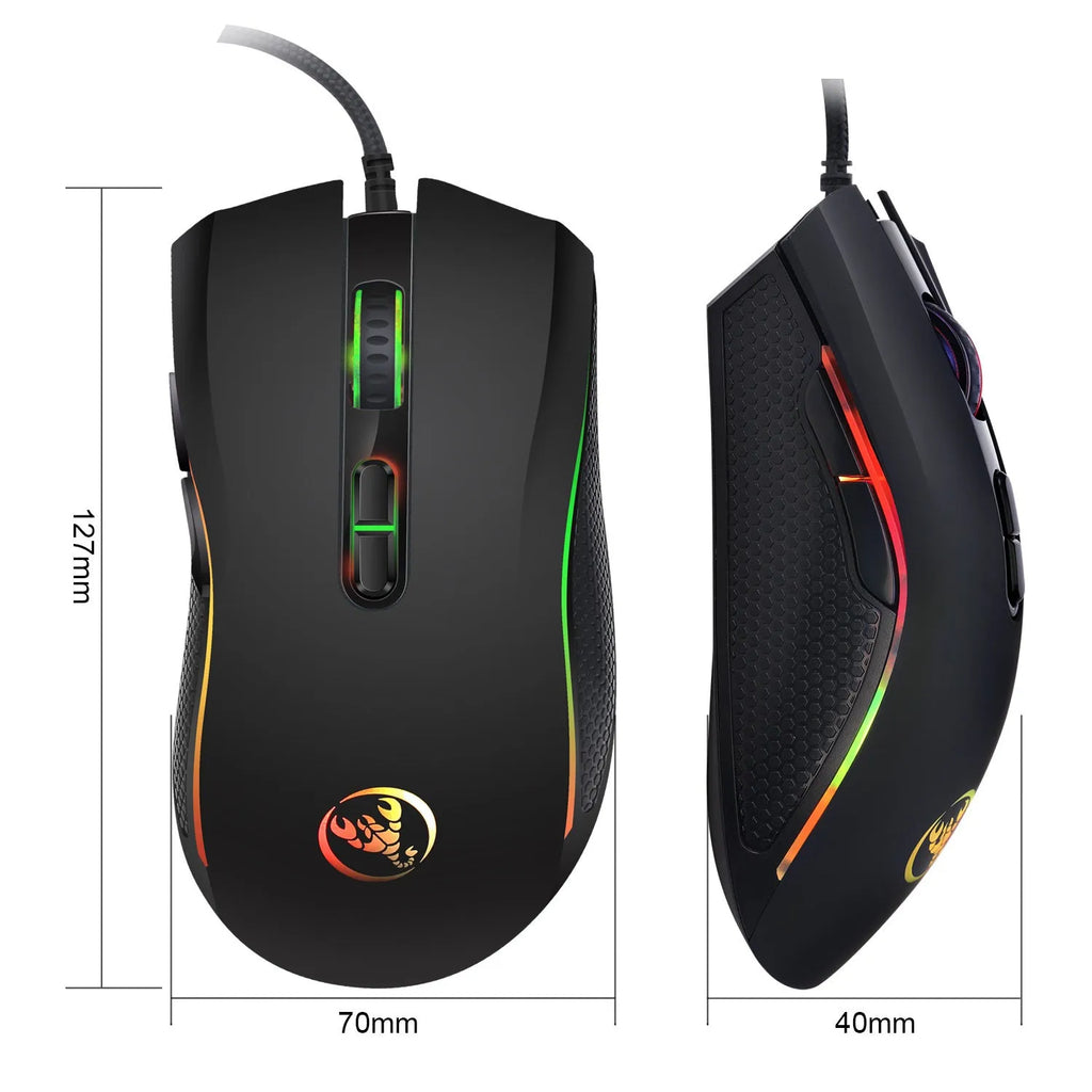 V700WB A869 gaming keyboard and mouse combo in mixed black and white colours with backlighting