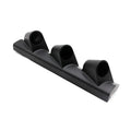 Black three-hole car instrument frame for 52mm gauges in right-hand drive vehicles