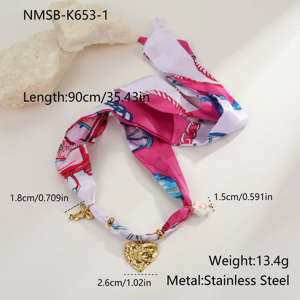 Stainless steel geometric pendant necklace and matching bracelet set with 18K gold electroplating