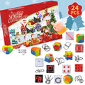 Christmas Countdown Blind Box Assembly Building Blocks plastic football themed toy for children aged 3-6