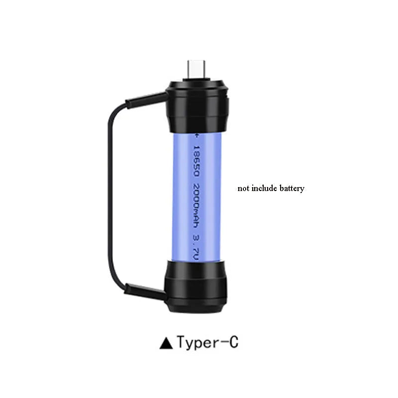 Mini portable keychain emergency charger for mobile phones with keychain loop