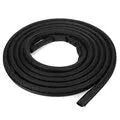 Black rubber sliding door seal strip for Toyota Hiace High Roof 5 metre length