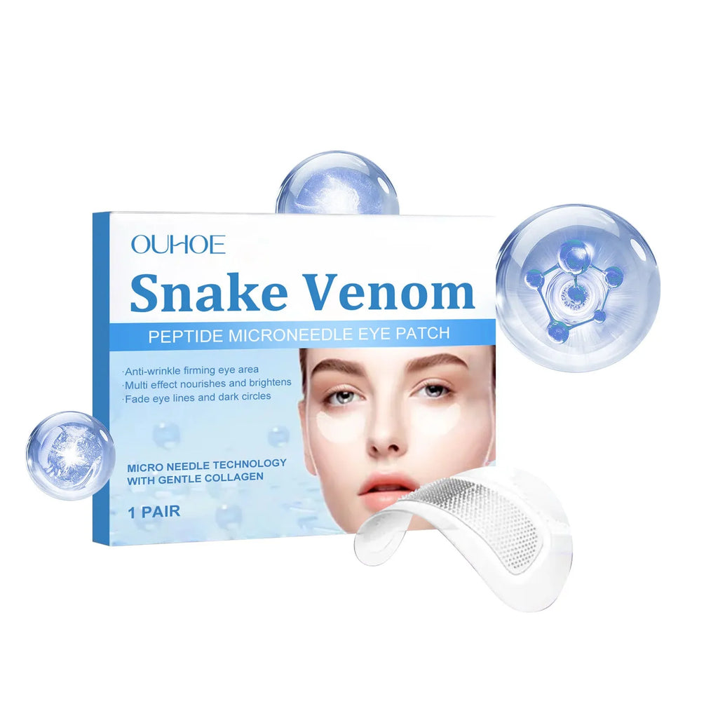 Elastic eye care microneedle patches for wrinkle reduction with transparent hydrogel construction