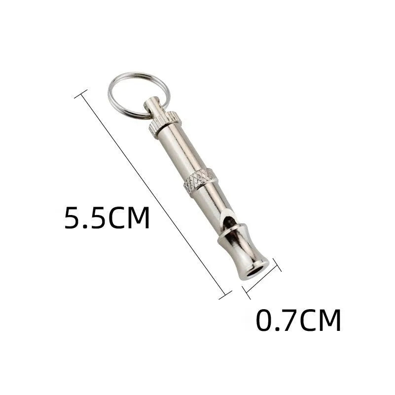 Metallic brass adjustable ultrasonic dog training whistle for barking control