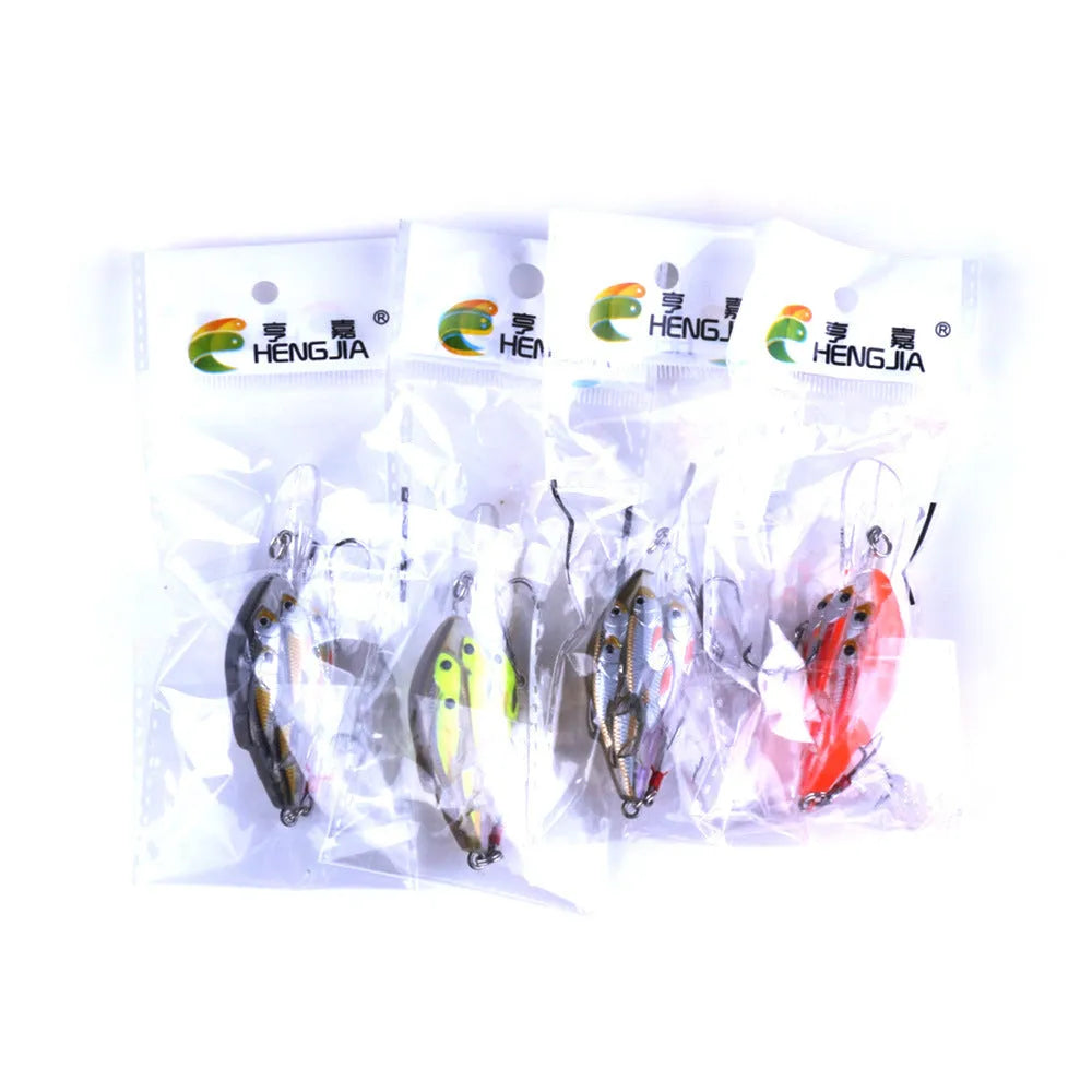 Fish feather hard floating fishing lure in multiple colours for sea fishing