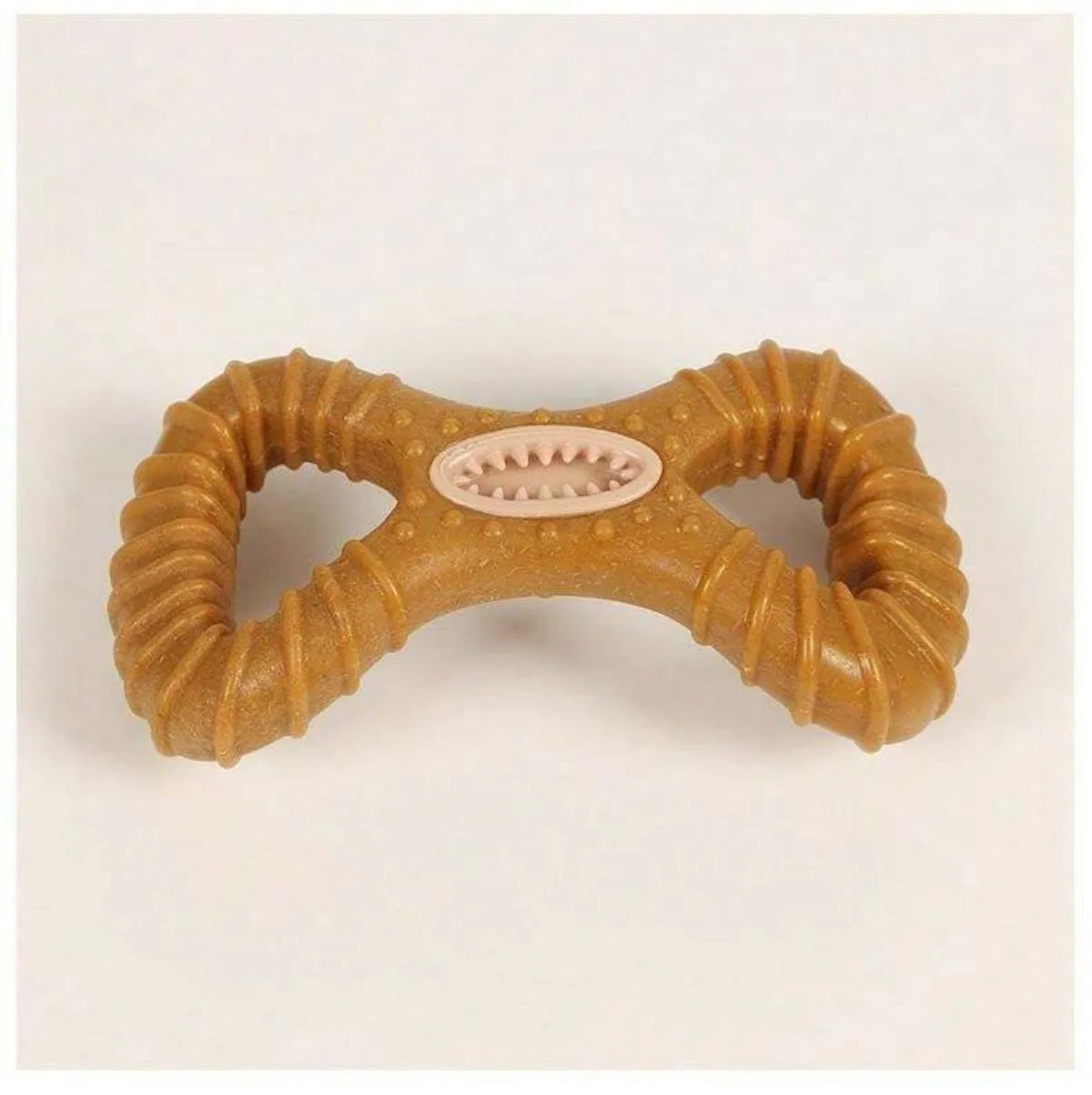 Dog chew toy for teeth cleaning in 8-shape and Y-shape options