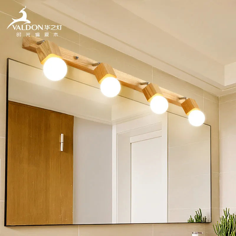 24cm mirror cabinet mounted LED wall lamp with single head design for bedroom lighting