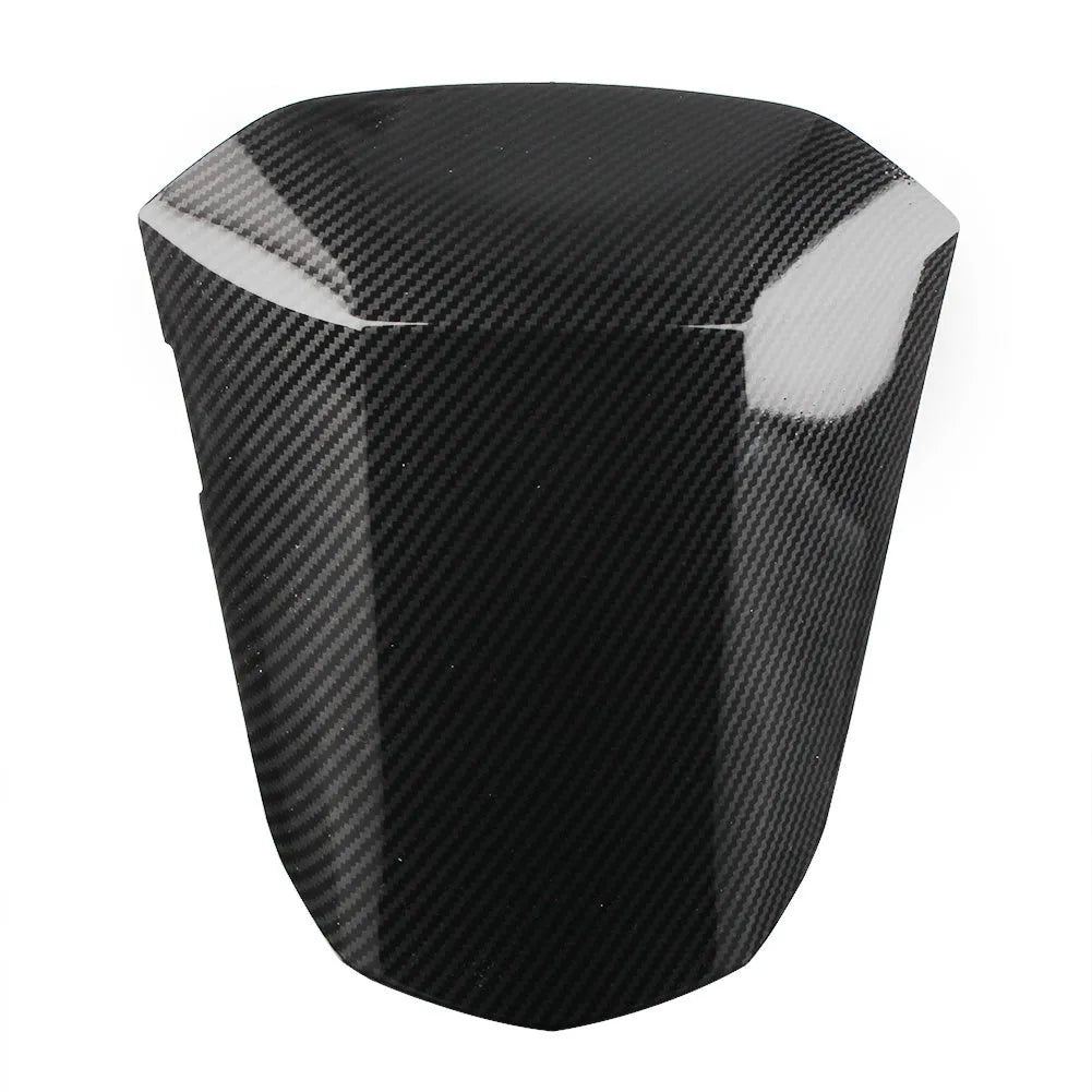GSXR1000 motorcycle rear cowl seat cover in ABS plastic shown in black colour