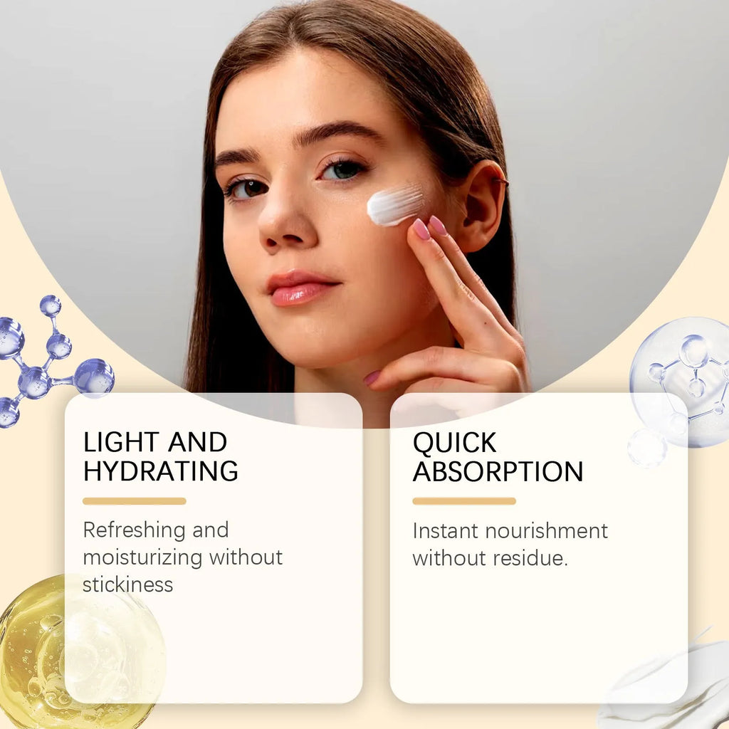 50g tube of mild protective face cream with SPF and hyaluronic acid