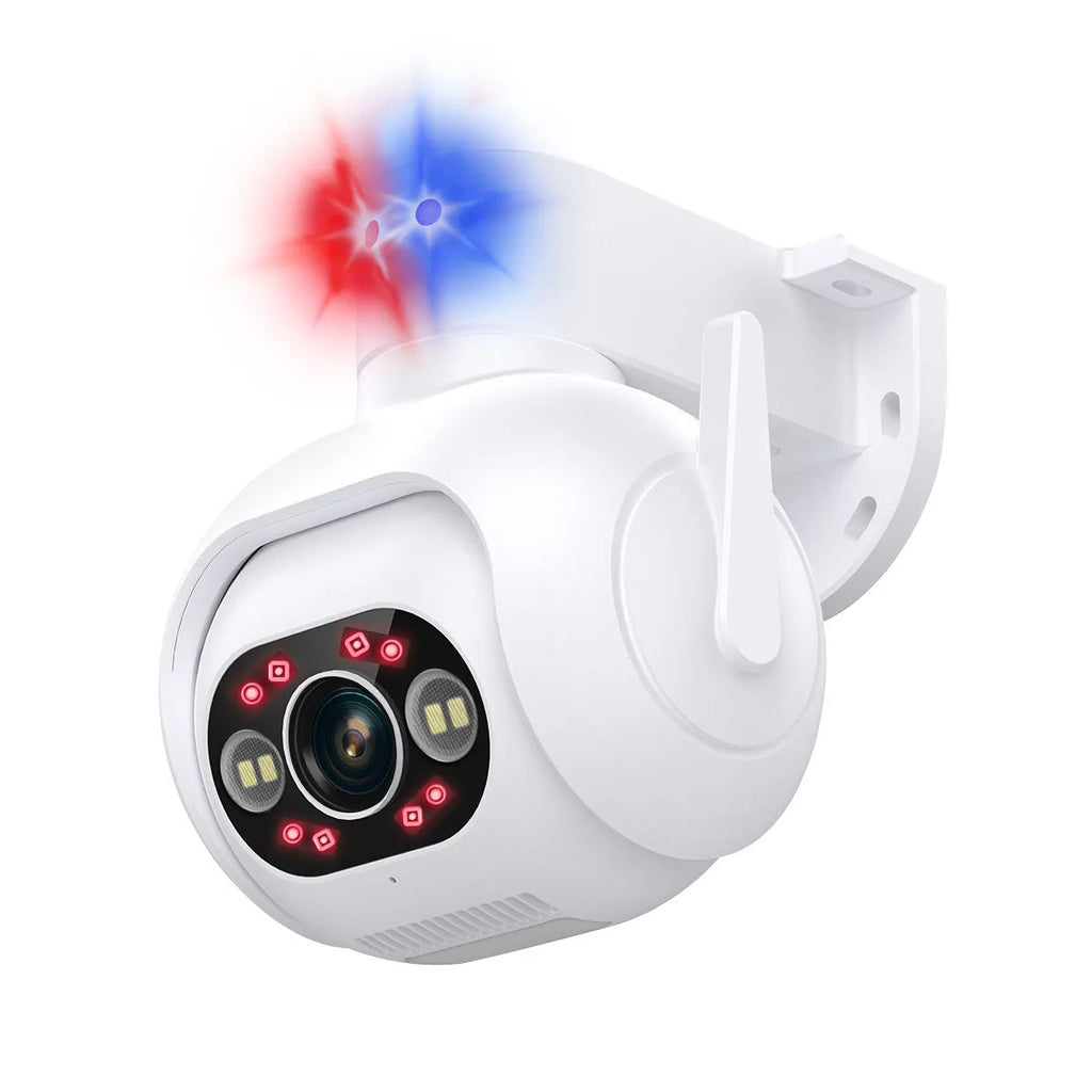 4MP H265 smart colour night vision security camera with IP66 waterproof rating and wall mount